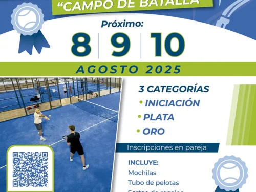 I CAMPEONATO DE PÁDEL CAMPO DE BATALLA